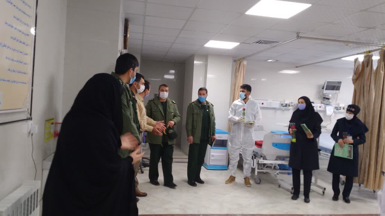تجلیل فرمانده سپاه ناحیه ماهنشان از پرستاران+تصاویر