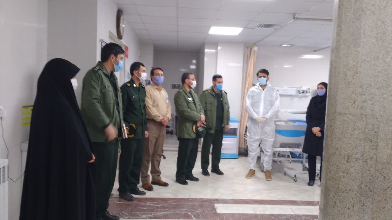 تجلیل فرمانده سپاه ناحیه ماهنشان از پرستاران+تصاویر