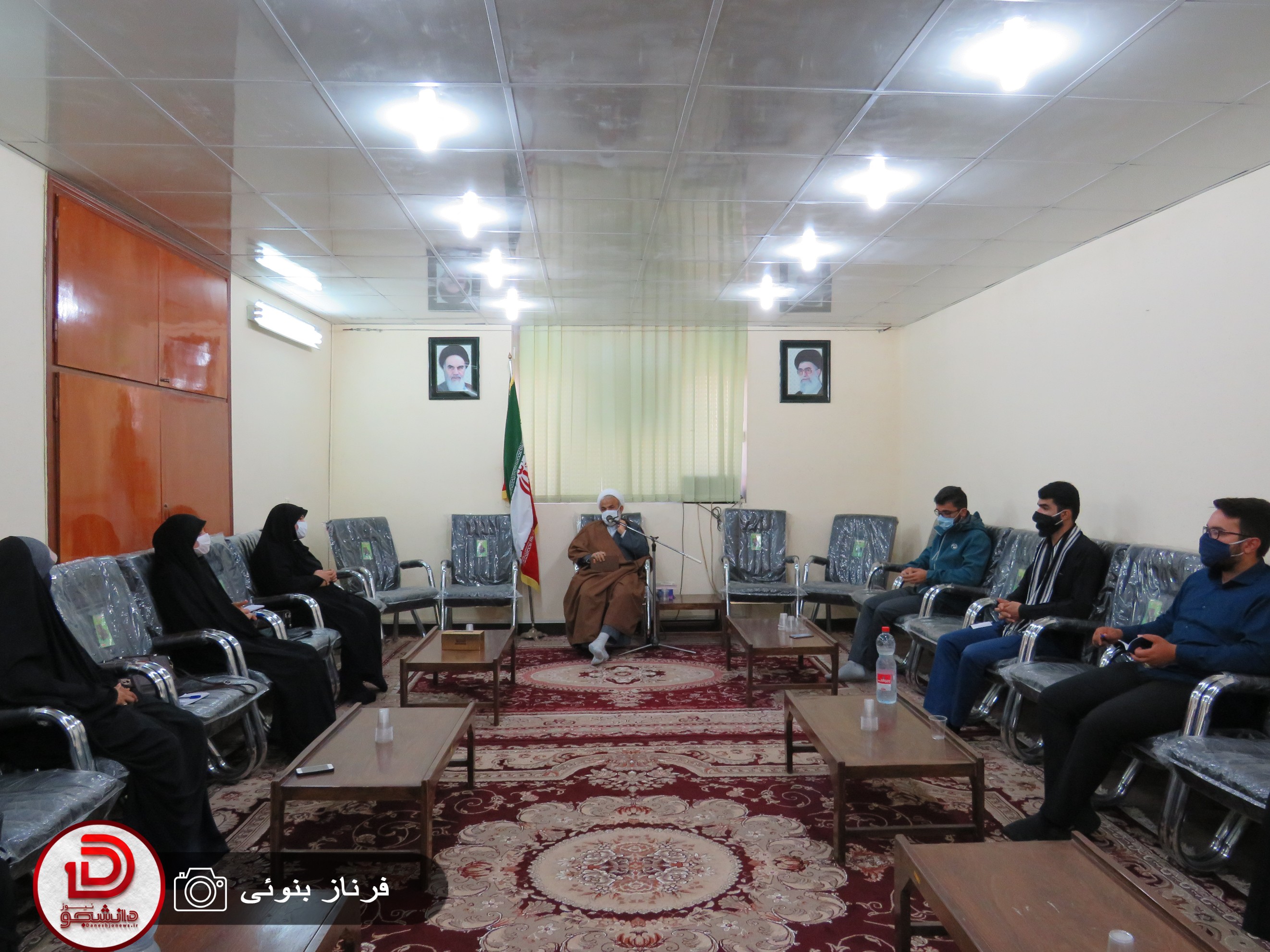 دیدار جمعی از مسئولین بسیج دانشجویی شهرستان دشتستان با امام جمعه شهر برازجان + عکس