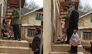 عطر فاطمی در روستاهای دهستان چوقور طارم پیچید/توزیع ۵۰۰ بسته گوشت گرم قربانی