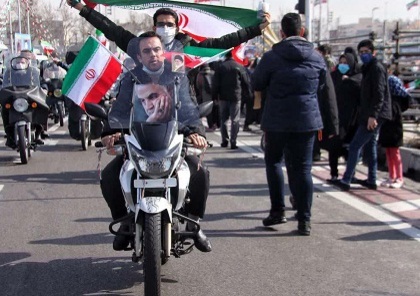 حماسه تماشایی مردم تهران در راهپیمایی 22 بهمن 99
