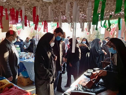 مراسم غبار روبی و عطر افشانی مزار شهدای گمنام محله ۱۷ شهریور
