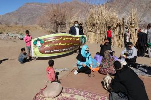 اعزام گروه جهادی جهت توزیع بسته ای کمک مومنانه به مناطق صعب العبور