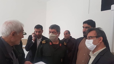 تلاش های جهادی بسیجیان ناحیه کمیل در مبارزه با کرونا