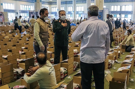 رزمایش همدلی و کمک مؤمنانه در مصلای تهران