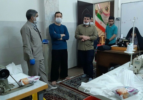 گروه جهادی نمایندگی ولی فقیه در سپاه تهران بزرگ در میدان مقابله با کرونا ویروس