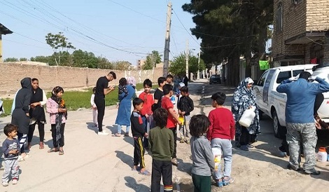 گروه جهادی نمایندگی ولی فقیه در سپاه تهران بزرگ در میدان مقابله با کرونا ویروس