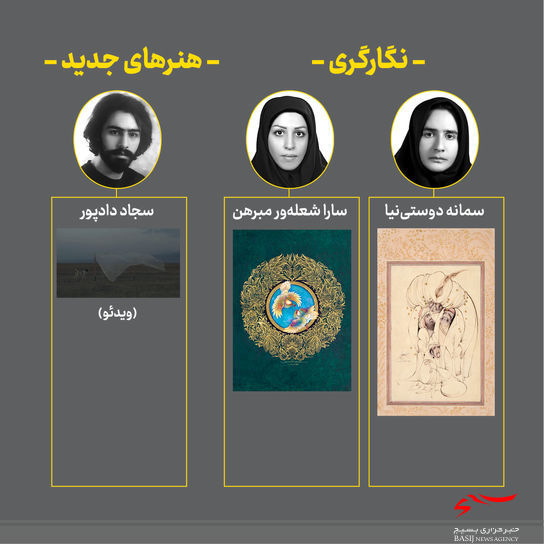 هنرمندان اردبیلی در جشنواره هنر های تجسمی فجر خوش درخشیدند هنرمندان اردبیلی در جشنواره هنر های تجسمی فجر خوش درخشیدند