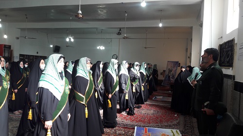 فراخوان گردان کوثر ناحیه ورامین با هدف نمایش انسجام ،سازماندهی و حضور پرشور خواهران گردان در حسینیه مسجد مهدیه منطقه کارهانه قند ورامین برگزار گردید. فراخوان گردان کوثر ناحیه ورامین با هدف نمایش انسجام ،سازماندهی و حضور پرشور خواهران گردان در حسینیه مسجد مهدیه منطقه کارهانه قند ورامین برگزار گردید.