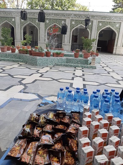 رزمایش کمک مومنانه در همایش شیرخوارگان حسینی