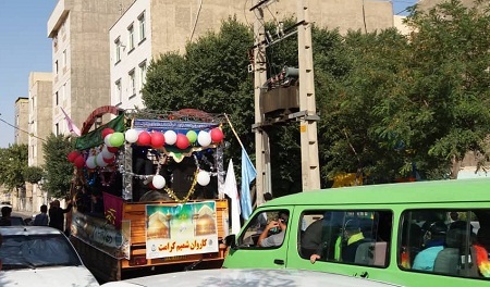 کاروان شادی به مناسبت ولادت امام رضا (ع)
