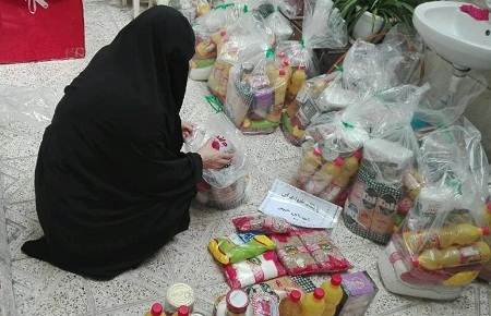 کمک مومنانه پایگاه خیبر (خواهران)