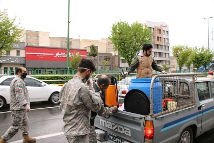 حرکات جهادی تیپ دوم آل محمد در این روزهای کرونایی