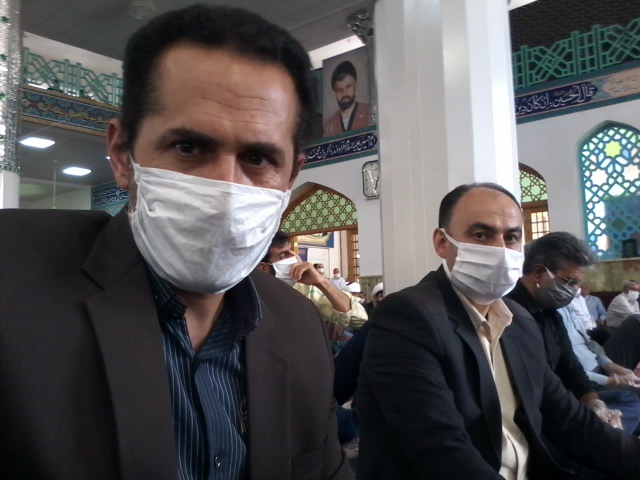حضور مدیر امور مالیاتی شرق استان سمنان در نمازجمعه