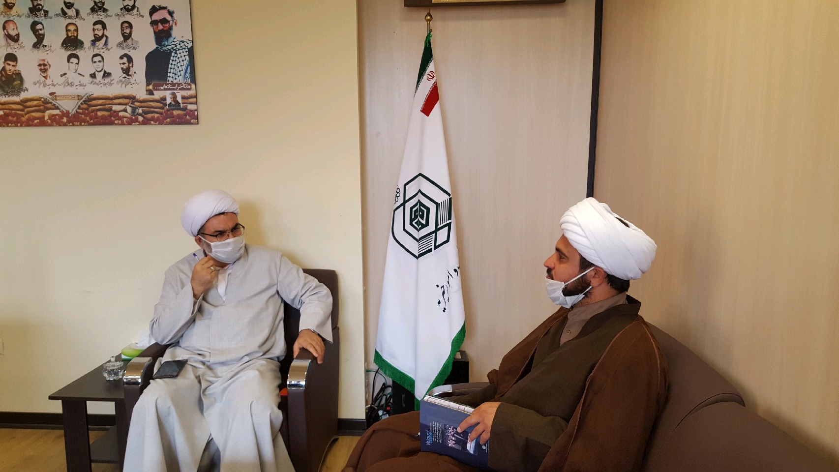دیدار دبیر قرارگاه شهید شاطری با مدیرکل اوقاف و امورخیریه استان سمنان