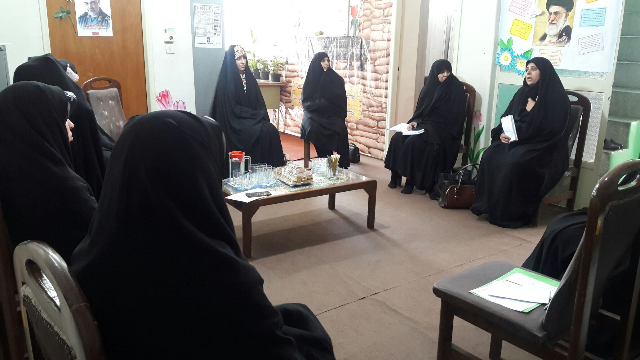 جلسه هیئت اندیشه ورز بسیج جامعه زنان سپاه ناحیه شاهرود