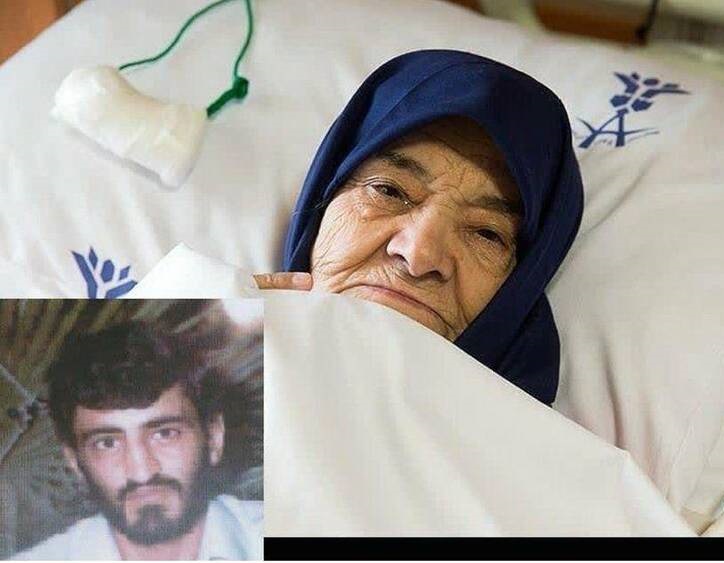 مادر حاج احمد در بیمارستان بستری شد