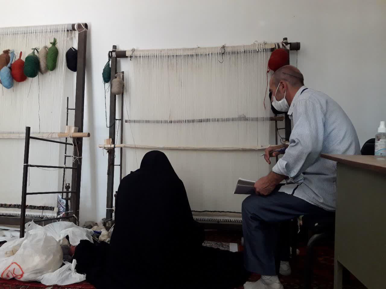 احیای هنر قالی‌بافی و ایجاد اشتغال برای بانوان روستاهای استان زنجان