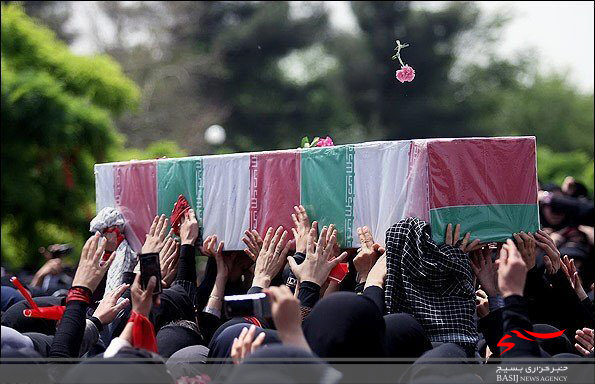 جانباز اردبیلی به همرزمان شهیدش پیوست