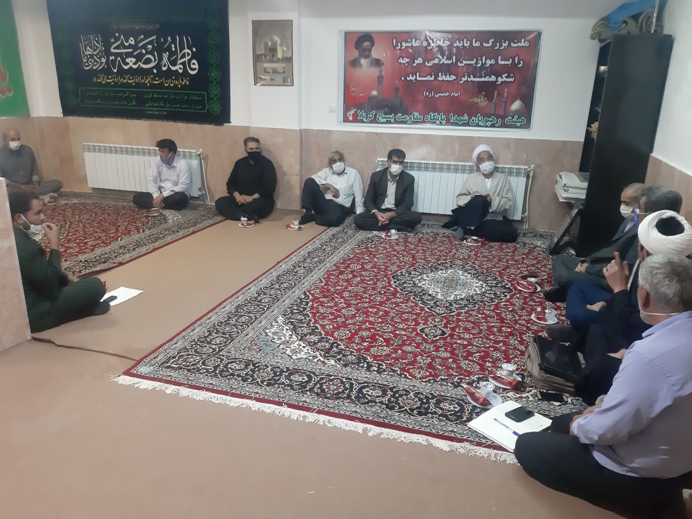 برگزاری جلسه توجیهی قرارگاه محله مسجد محور پایگاه‌های حوزه بسیج محلات کربلا بسطام