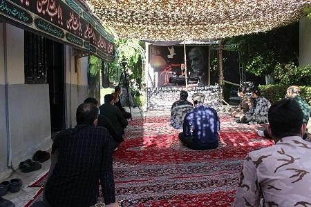 برگزاری مراسم عزاداری سالار شهیدان در ناحیه الغدیر