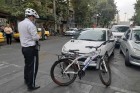 پلیس دوچرخه‌سوار در خیابان‌های تهران