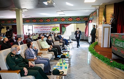 بازدید سردار یزدی و رئیس پلیس از محله شوش
