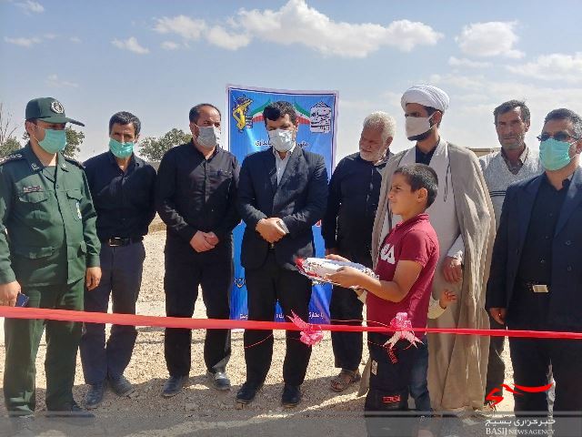 افتتاح پل سواره و دیوار ساحلی روستای چارلی کبودراهنگ