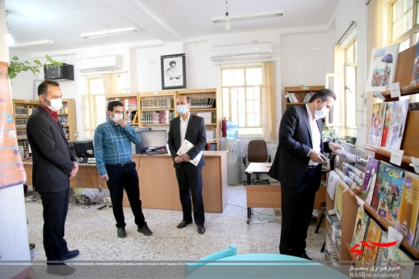 بازدید فرماندار تنگستان از کتابخانه عمومی علم الهدای اهرمی