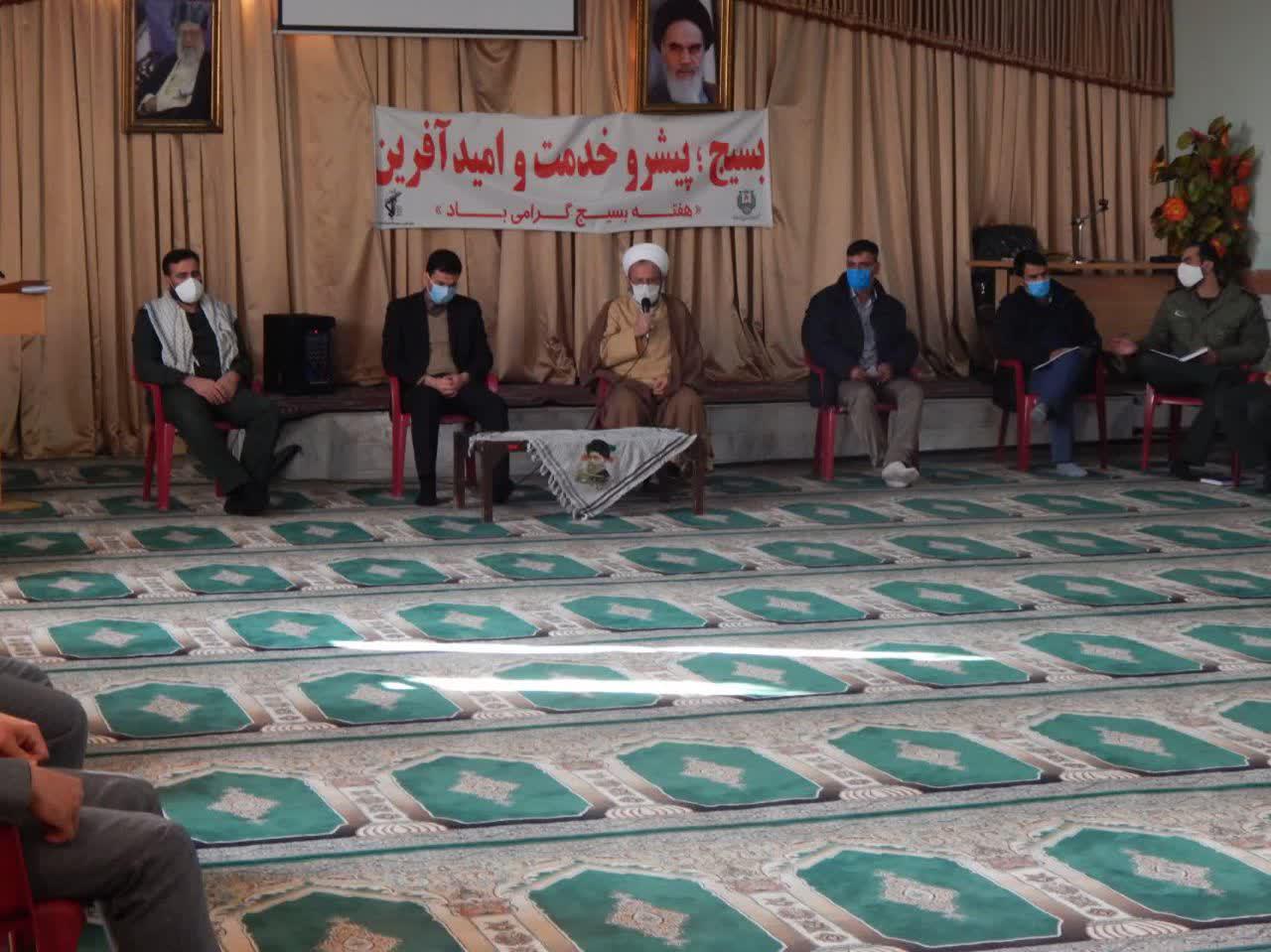 جلسه ستاد گرامیداشت هفته بسیج درشهرستان ایجرود برگزار شد