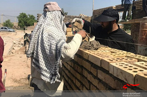 ساخت 10 خانه برای نیازمندان به همت اعضای گروه جهادی انصارالمهدی کرج