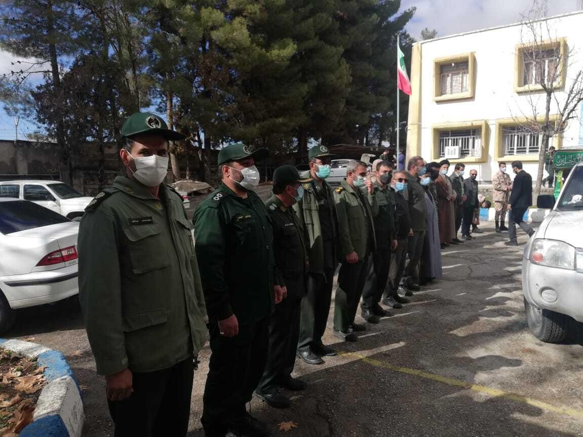 وداع با پیکر شهید عادل نژاد در سپاه عشایر استان و مارگون