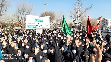 پیکر مطهر شهید مجید مسگر طهرانی در تهرانپارس تشییع شد
