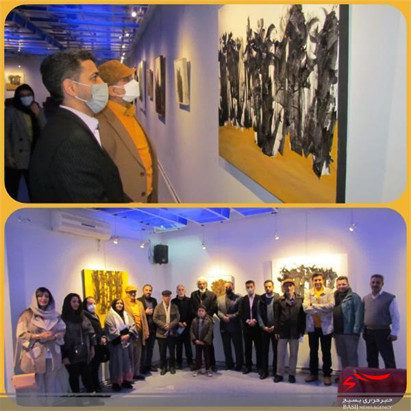 افتتاح نمایشگاه نقاشیخط در شاهرود