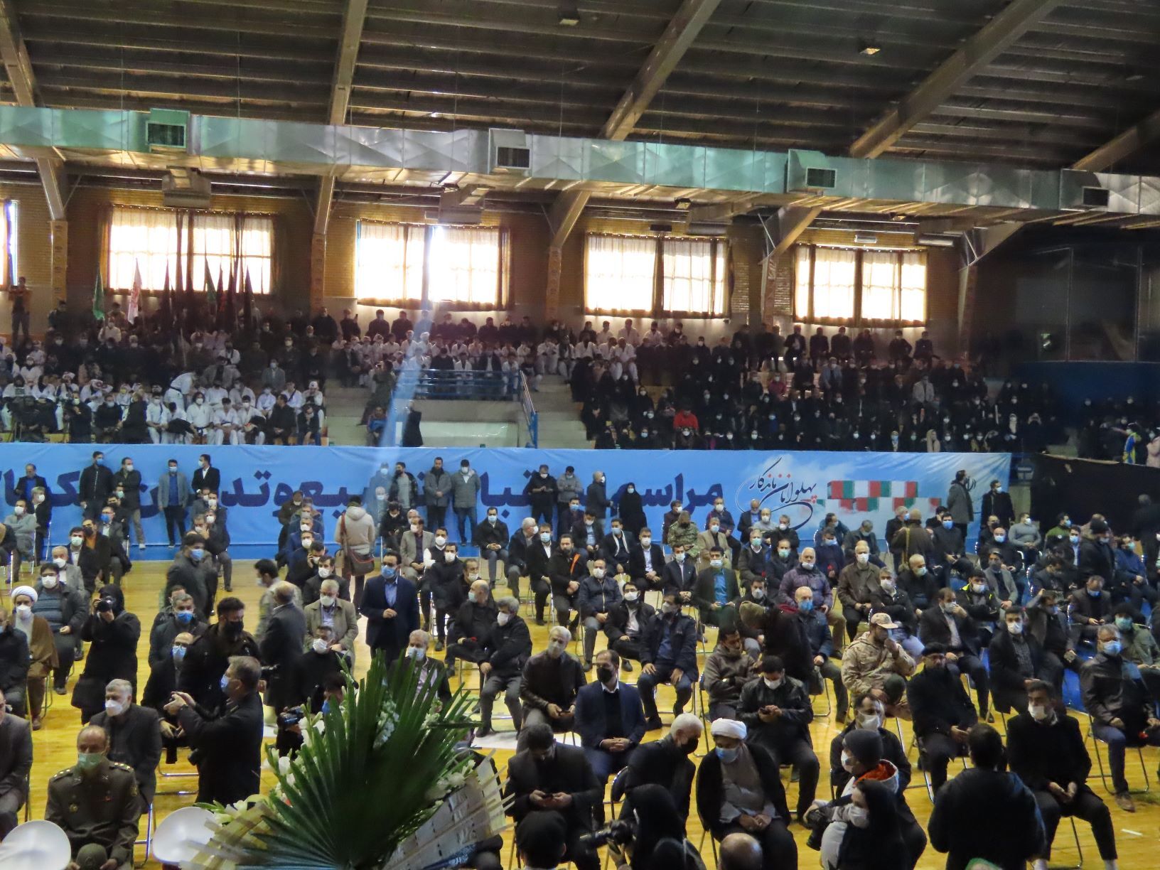 برگزاری مراسم تشییع و تدفین شهدای گمنام در وزارت ورزش و جوانان