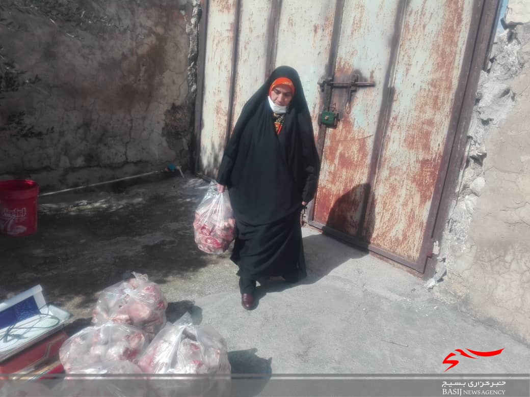 عزم مومنانه جوانان باشتی برای احسان به نیازمندان / توزيع 140 کیلو گرم گوشت بین نیازمندان باشت و روستاهای اطراف به همت گروه جهادی خادم الشهدا خواهر شهرستان باشت