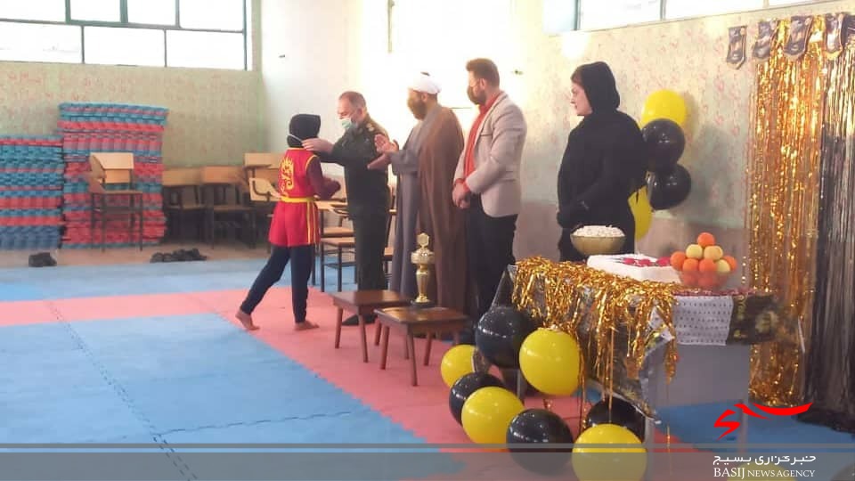قهرمانی تیم پایگاه استعدادیابی ووشوی بانوان سپاه چرام در مسابقات دهه فجر