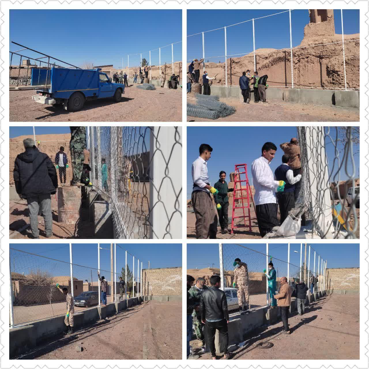 گروه جهادی طلاب شهید میثمی شهرستان سرایان، سفیران کار و تلاش در روستای دوحصاران