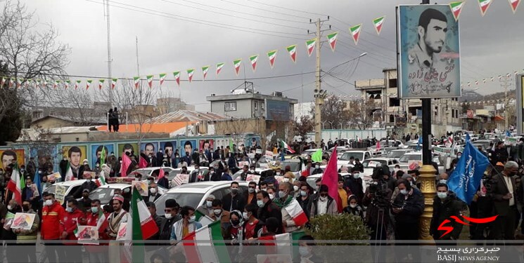 ۲۲ بهمن تماشایی در کهگیلویه و بویراحمد/ شکوه افتخار با رژه موتوری و خودرویی به نمایش گذاشته شد