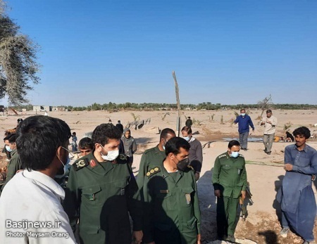 بازدید فرمانده سپاه حضرت محمدرسول الله(ص) تهران بزرگ از مناطق سیل زده کرمان