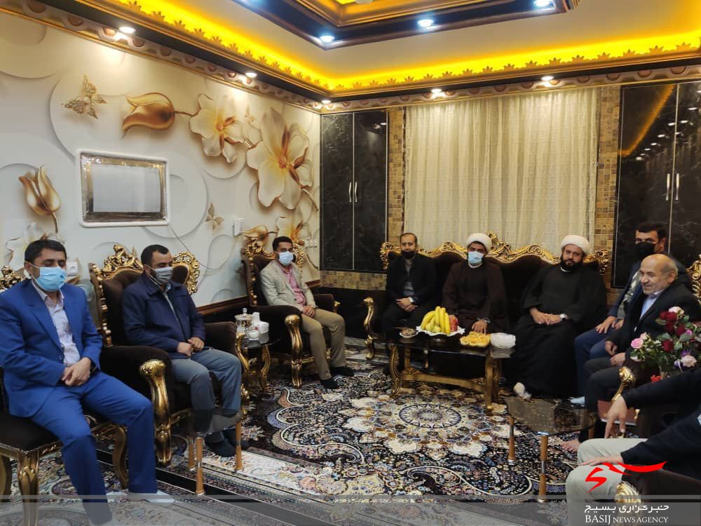 دیدار و تجلیل دبیر ستاد امر به معروف و نهی از منکر استان از جانبازان ستاد نماز جمعه یاسوج