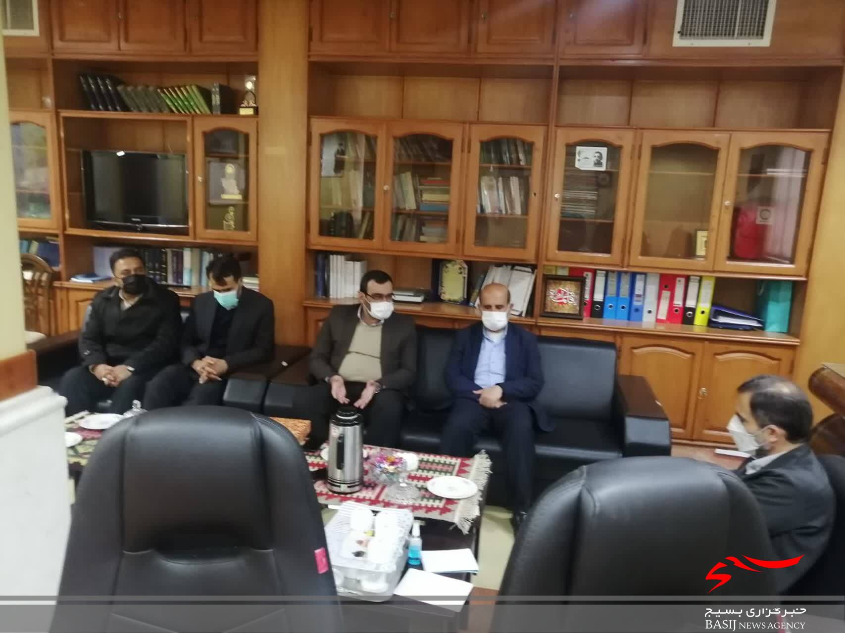 دیدار مسئولان سازمان بسیج اساتید استان با فرماندار بویراحمد