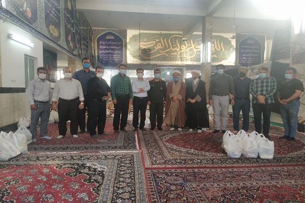 توزیع بیش از ۳۰۰ بسته معیشتی توسط گروه جهادی رسانه‌ای جهانتاب در شیراز