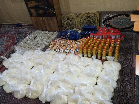 شرکت در طرح کمک های مومنانه در ماه خدا