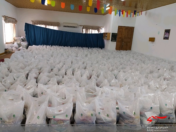 توزیع ۱۰۰۰ بسته معیشتی بین کارگران فصلی در چالوس