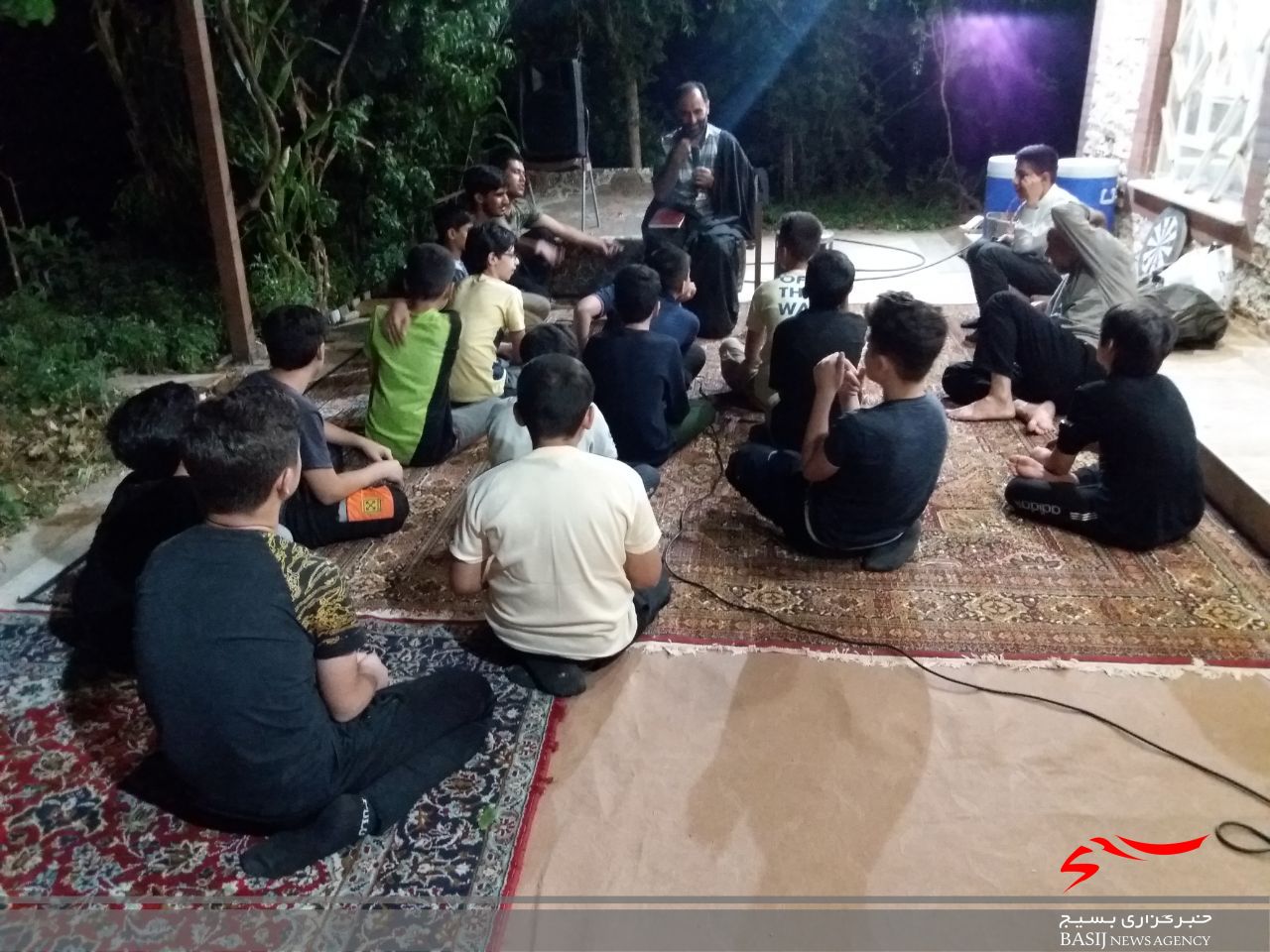 اردوی دو روزه فرهنگی تفریحی پایگاه شهید آبکار در روستای فوجرد قم