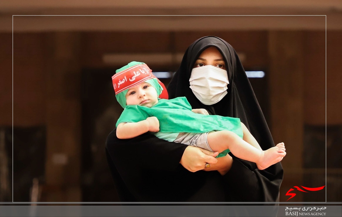 همایش شیرخوارگان حسینی با رعایت پروتکل‌های بهداشتی در اردبیل برگزار شد