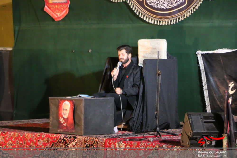 عزاداری شب عاشورا در حرم ۱۴ شهید گمنام کوه خضرنبی