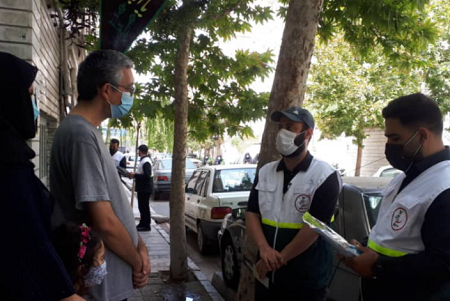بازدید فرمانده سپاه تهران بزرگ از مراکز واکسیناسیون