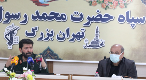 نشست مشترک فرماندهان سپاه حضرت محمد رسول الله (ص) و ستاد مقابله با کرونای تهران